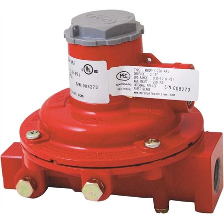 EXCELA-FLO Compact First Stage 1/4 in. FNTP Inlet x 1/2 in. FNTP Outlet - 10 psi Outlet MEGR-1122H-AAJ